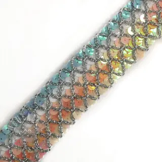 Nauha Sequin MULTI rose