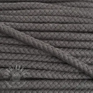 Puuvillanyöri 8 mm dark grey
