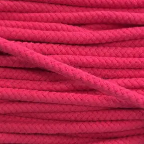 Bavlnená šnúra 8 mm fuchsia