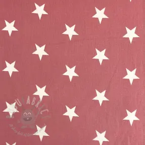 Puuvillakangas Stars blush