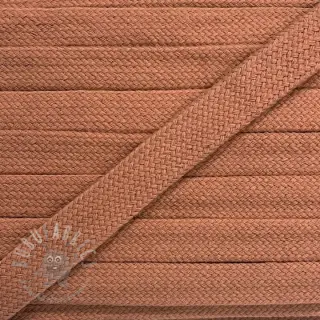 Puuvillanyöri litteä 13 mm salmon