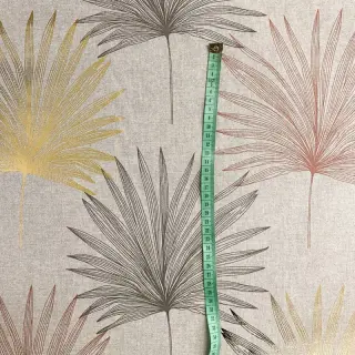 Dekoračná látka Luxury palm metallic premium