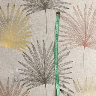 Sisustuskangas Luxury palm metallic premium