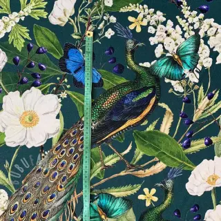 Sisustuskangas premium Peacock butterfly chique digital print