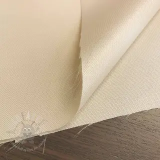 Tuulipukukangas vedenhylkivällä käsittelyllä ecru