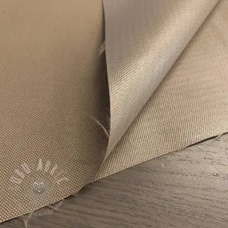 Tuulipukukangas vedenhylkivällä käsittelyllä taupe