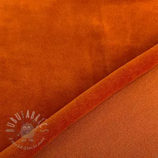 Vauvan plyysikangas orange