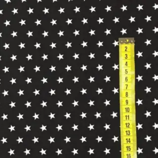 Bavlnená látka Petit stars white/navy