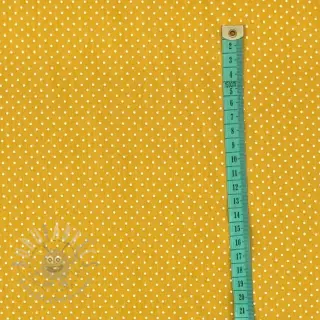 Puuvillakangas Petit dots ochre