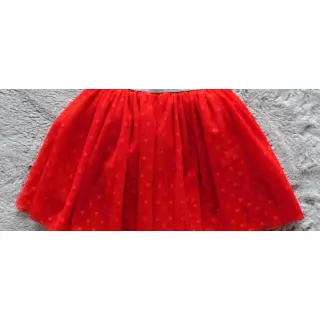 Tyl na TUTU SPOT red