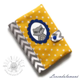 Puuvillakangas Petit stars ochre