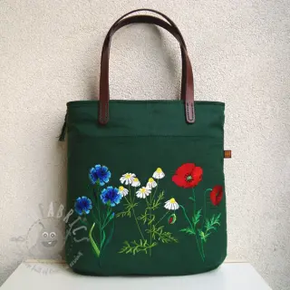 Esipesty pellava dark green