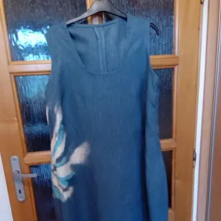 Ľan predpraný blue
