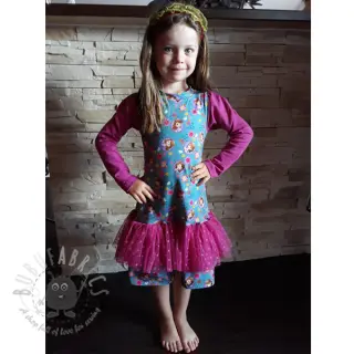 Tylli TUTU-hameeseen SPOT dark fuchsia