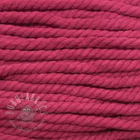 Puuvillanyöri kierretty 12 mm fuchsia