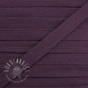 Puuvillanyöri litteä 13 mm violet