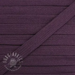 Puuvillanyöri litteä 13 mm violet