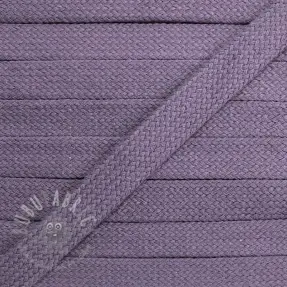 Puuvillanyöri litteä 13 mm lavender