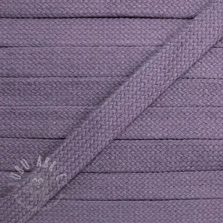 Puuvillanyöri litteä 13 mm lavender