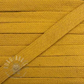 Puuvillanyöri litteä 13 mm ochre