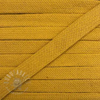 Puuvillanyöri litteä 13 mm ochre