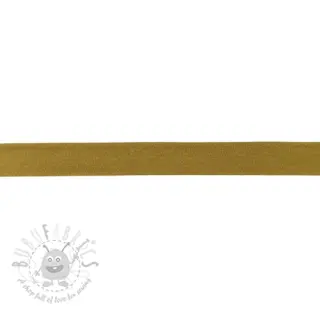 Reunusnauha neulos golden brown