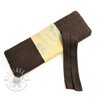 Reunustuskuminauha viskoosi 3 m dark mocha