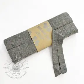 Reunustuskuminauha viskoosi 3 m grey melange