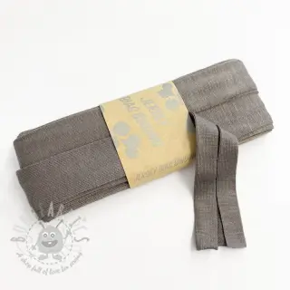 Reunustuskuminauha viskoosi 3 m taupe