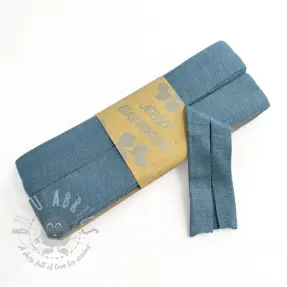 Reunustuskuminauha viskoosi 3 m steel blue
