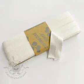 Reunustuskuminauha viskoosi 3 m off white