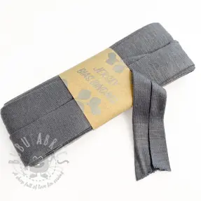 Reunustuskuminauha viskoosi 3 m grey