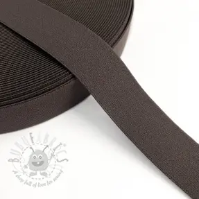 Sileä kuminauha 3 cm mocha