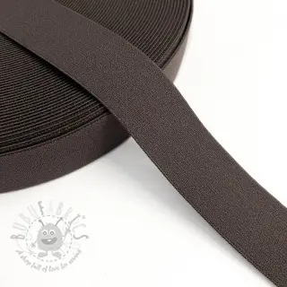 Sileä kuminauha 3 cm mocha