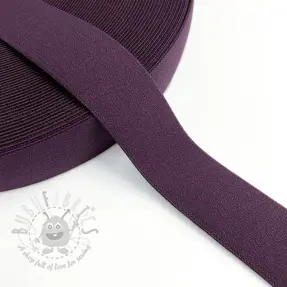 Sileä kuminauha 3 cm violet