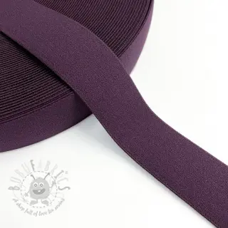 Sileä kuminauha 3 cm violet