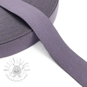 Sileä kuminauha 3 cm lavender