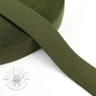 Sileä kuminauha 3 cm camo green
