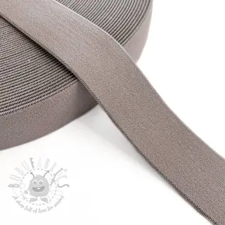 Sileä kuminauha 3 cm taupe