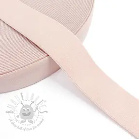 Sileä kuminauha 3 cm pink
