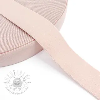 Sileä kuminauha 3 cm pink