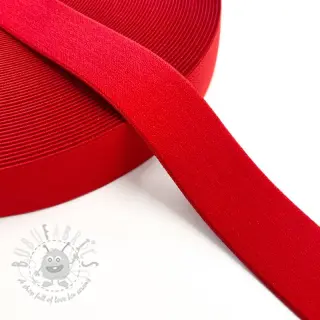 Sileä kuminauha 3 cm red