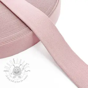 Sileä kuminauha 3 cm old pink