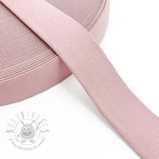 Sileä kuminauha 3 cm old pink