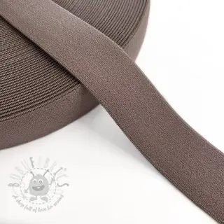 Sileä kuminauha 3 cm mauve