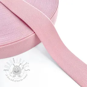 Sileä kuminauha 3 cm light pink