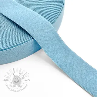 Sileä kuminauha 3 cm baby blue