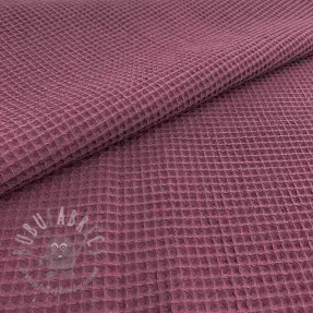 Puuvilla vohvelisidoksella purple
