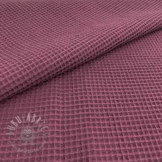 Puuvilla vohvelisidoksella purple