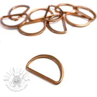 Puolirengas 40 mm copper